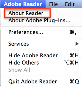 Adobe about